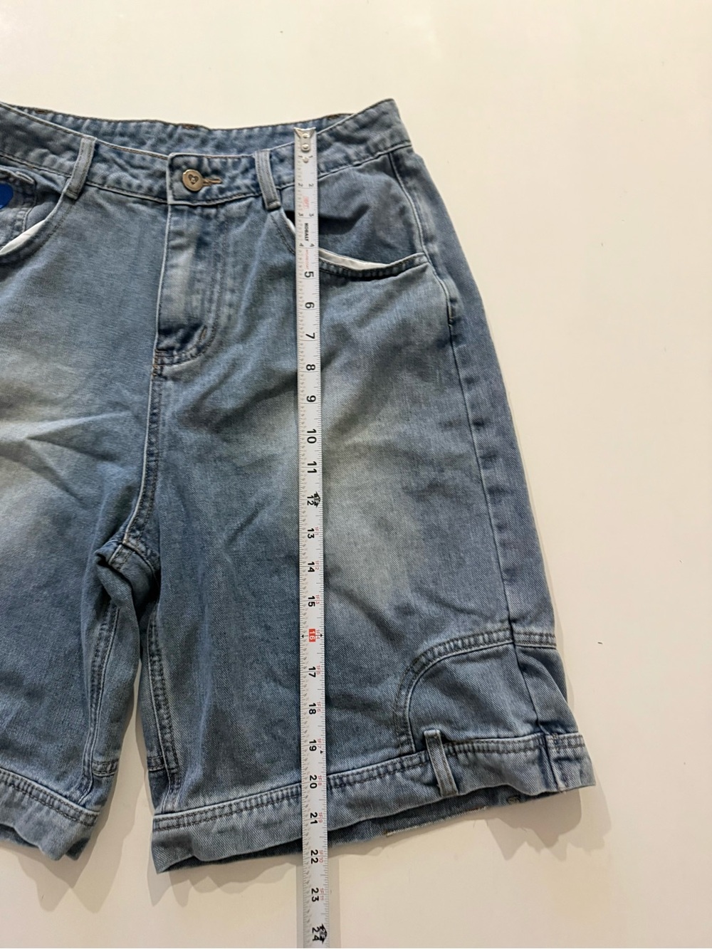 Aelfric Eden Washed Reverse Jorts Jeans Shorts  unique trendy fashionable denim - Picture 15 of 15